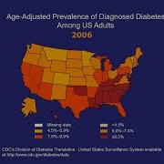 CDC Prevalence Map Of Diabetes Trends