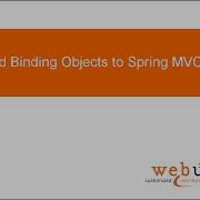 Injecting And Binding Objects To Spring MVC Controllers