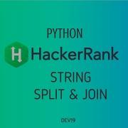 15 String Split Join Hackerrank Python Solutions