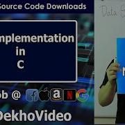 DFS Implementation In C C Code For Depth First Search