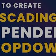 Dropdown Cascading React Js React Dependent Dropdown