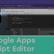 Google Apps Script Editor
