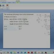 The Maximum Percentage Error In The Measurement Of Density Of A Wire Is
