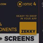Zekky Ionic 4 Angular 7 UI Theme Template App Multipurpose Starter App Codecanyon Scripts