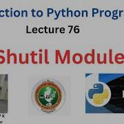 Shutil Module In Python File Organizing File Management Explained VTU Python Programming