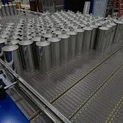 High Speed Single Filing Conveyor With Mass Accumulation Table