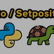 GoTo Set Position Python Turtle Graphics Tutorial 5