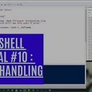 PowerShell Tutorial 10 Error Handling Beginners