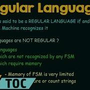 Regular Languages