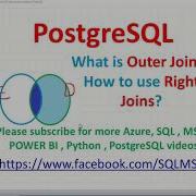 Postgresql Tutorials Right Joins In Postgresql Psql Joins