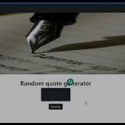 Random Quote Generator With JavaScript Random Quotes JavaScript Project HTML CSS BootSrap