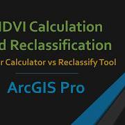 NDVI Calculation And Reclassification Using ArcGIS Pro
