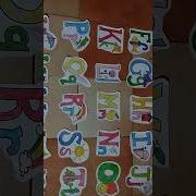 Alphabet Chart Made At Home