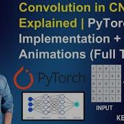 Convolution In CNNs Explained PyTorch Implementation Animations Full Tutorial