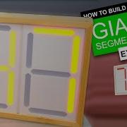Модульный 7 сегментный дисплей GIANT простое руководство по самостоятельной сборке