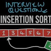 Insertion Sort Coding Interview Question JavaScript