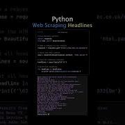 Web Scraping Headlines With Python PythonPower WebScraping DataExtraction Code Coding