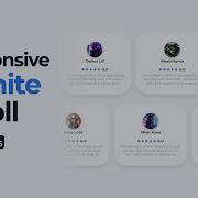 Responsive Infinite Carousel Animation Using HTML CSS JavaScript