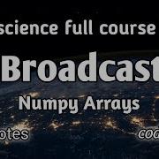 Broadcast Of Numpy Arrays Data Science Tutorial Codin India