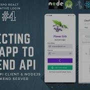 Connecting React Native App To NodeJS Backend API Expo React Native Login System 4