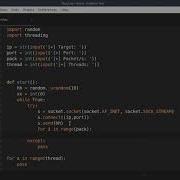 TCP FLOOD Python 03