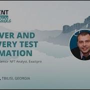 EXTENT Talks 2019 Failover And Recovery Test Automation