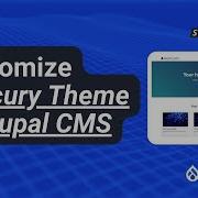 Настройка темы Mercury в CMS Drupal