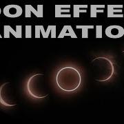 Moon Effect Animation Using HTML And CSS