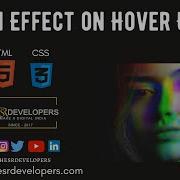Glitch Effect On Hover Using HTML CSS Thesrdevelopers Webdesign Cssanimation Glitcheffect