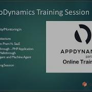 Appdynamics Training Session Learn AppDynamics Fast Track Webinar