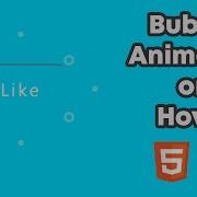 Bubble Effect Animation On Button Mouse Hover HTML CSS Animation