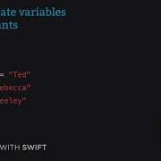 How To Create Constants And Variables Swift For Complete Beginners