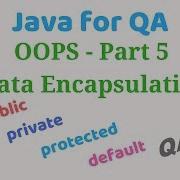 Java OOPS Part5 Data Encapsulation Access Modifiers Private Protected Public Default
