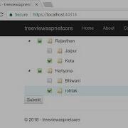 Implement TreeView In ASP NET CORE