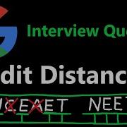 Edit Distance Dynamic Programming Leetcode 72 Python