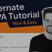 Hibernate JPA Tutorial Crash Course