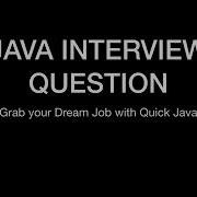 JAVA INTERVIEW QUESTIONS Trailer