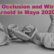 Render Occlusion And Wireframe Using Arnold In Maya 2020