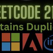 Leetcode 217 Contains Duplicate
