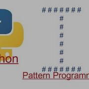 Printing I Hash Shape In Python Pattern Of Python Programming