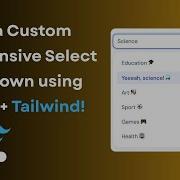 Build A Custom Select Dropdown With React Tailwind CSS Step By Step Tutorial