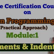 PY5 Python Programming Tutorial Python Comments Python Indentation Python Statement