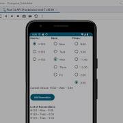 Android Compose Demo Of A Radio Button Group Reserving A Room
