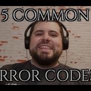 5 Common Error Codes