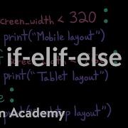 If Elif Else Intro To CS Python Khan Academy
