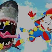 The Amazing Digital Circus Pomni X Jax Ragdoll Falls GMOD