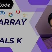Subarray Sum Equals K LeetCode 560 Interview Essential Prefix Sum