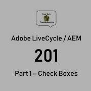 LiveCycle AEM Designer 201 Part 1 Check Boxes Hide Show Effect