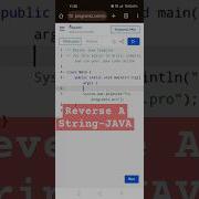 Reverse A String In Java Javacoding Java Selenium