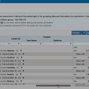 AngularJs AxGrid Data Records Grouping